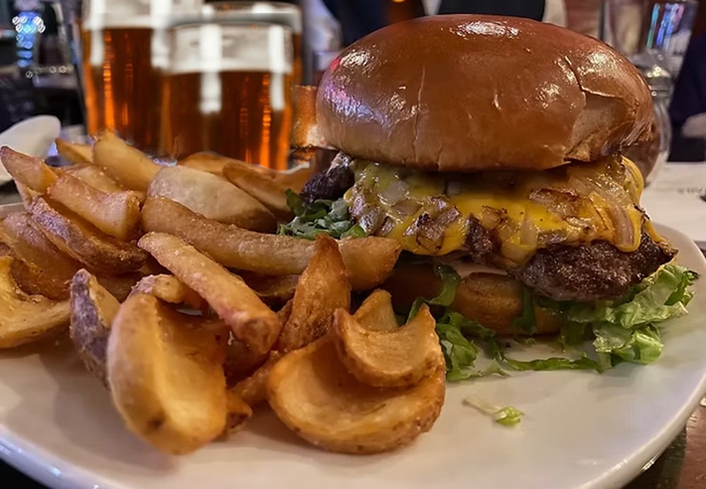 Goat Smash Burger and Beer